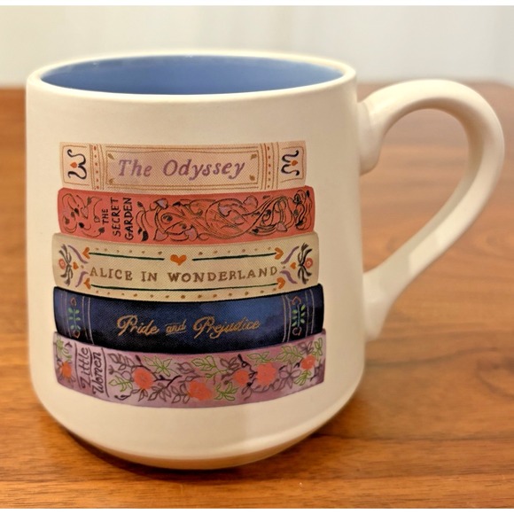 Sunday Morning Ceramics Other - Sunday Morning Ceramics Coffee Mug Classic Novels Bookish 16oz MU179Z NEW